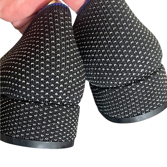 ROTHY'S first heel with our iconic Point II black flats size W6 - Picture 11 of 16